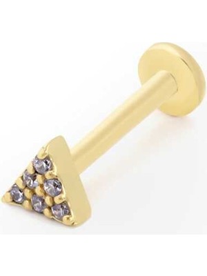 Üçgen Full Taşlı Tragus Piercing