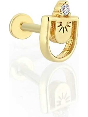 Tektaş Detaylı Model Tragus Piercing