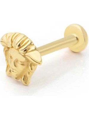 Medusa Portre Tragus Piercing