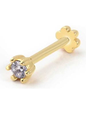 Cherry By Özkonak Medium Altı Tırnak Tektaş Piercing