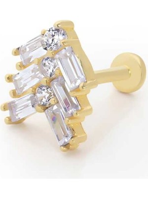 Üç Baget Yol Model Tragus Piercing