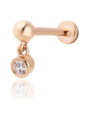 Cherry By Özkonak Top Ucunda Sallantılı Tektaş Tragus Piercing