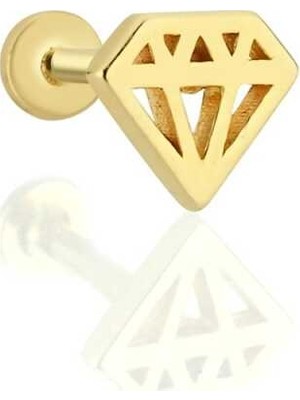 Diamond Model Tragus Piercing