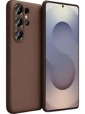Samsung Galaxy S26 Ultra First Silikon - Kahverengi