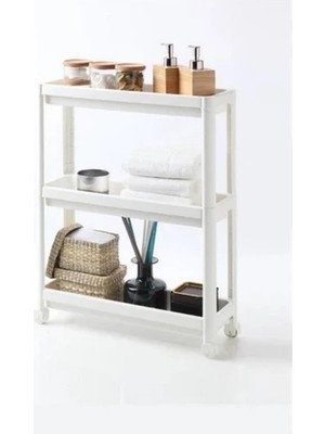 Uravas Store Beyaz Çok Amaçlı Katlı Raf Ünitesi (5528)