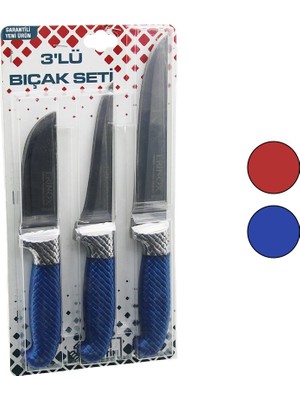 Uravas Store 3pcs Bilezikli Kurban Bıçak Seti BP-320Y--BP-036K--BP-0403 No:2 Kemik Sıyırma - No:0 Yüzme - No:3 Et Kurban Bıçak (5528)
