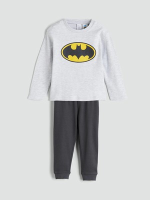 Lc Waikiki Yeni Sezon Bisiklet Yaka Batman Baskılı Erkek Bebek Pijama Takım