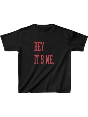 Tarz Yeri Çocuk Unisex Baskılı T-Shirt - Siyah