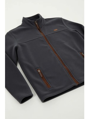 U.S. Polo Assn. Erkek Antrasit  Polar Örme Hırka 50290594-VR006