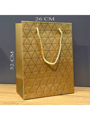 Uravas Store Büyük Boy Gold Hediye Çantası
