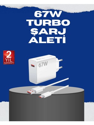 Armüz 67 Watt Turbo Charge Başlık Vivo Y20 Y35 Y55 Uyumlu
