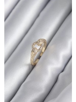 Uravas Store Pirinç Gold Renk Zirkon Taşlı Yılan Model Kadın Yüzük - TJ-BYK2923