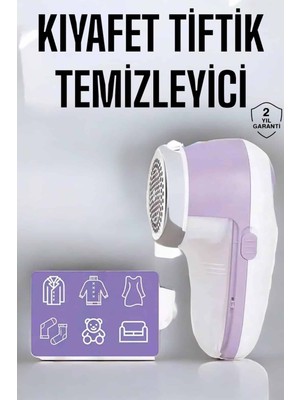 TeknoKapsül Tiftik Temizleyici Hazneli Şarjlı Manuel Kolay Kullanım