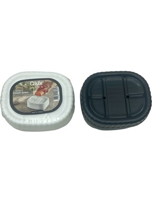 Renas Store Set Üstü Katı Sabunluk Kapaklı Plastik (5528)