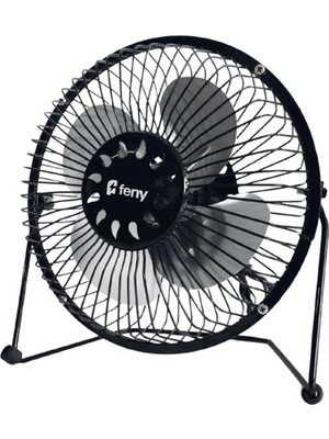 Feny FN-F87 Metal 360 Derece Dönebilen 6" Mini Masaüstü Fan (Kdo)