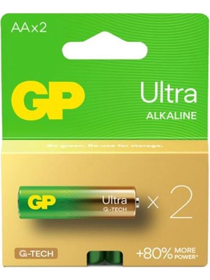 Gp G-Tech Lr6 Aa Boy Ultra Alkalin Kalem Pil 2'li Paket GP15AU-U2 (Kdo)