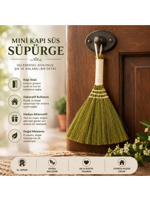 Renas Store Kapı Süs - Süpürge Hasır Saplı (5528)