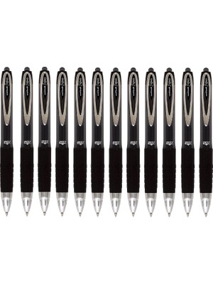 Uni-Ball Signo 207 Jel Tükenmez Kalem, Baskı Mekanizmalı, 0,7 Mm, F Uç, 0,5 mm Çizgi Genişliği, 12 A