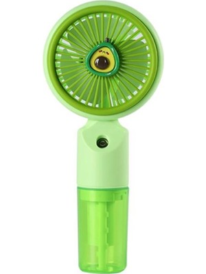 Feny FN-F50 Yeşil Kademeli Ultra Sessiz Buharlı Şarjlı 800MAH Mini El Fanı (Kdo)