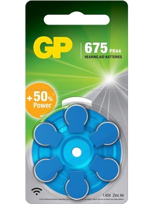 Gp ZA675 1.4V Düğme Kulaklık Pili  6'lı Paket (Kdo)