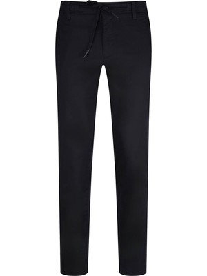 Hatemoğlu Siyah Regular Fit Yandan Cepli Pamuklu Jogger Pantolon