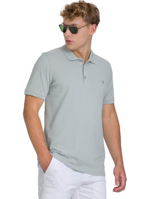 Hatemoğlu Yeşil Regular Fit 100% Pamuk Polo Yaka Tişört