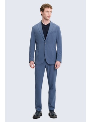 Hatemoğlu Indigo Slim Fit Mono Yaka Casual Takım Elbise