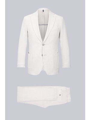 Hatemoğlu Taş Slim Fit Mono Yaka Klasik Takım Elbise