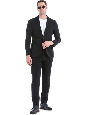 Hatemoğlu Performans Suit Siyah Slim Fit Takım Elbise
