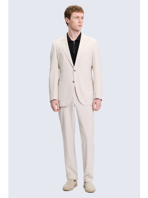 Hatemoğlu Taş Slim Fit Mono Yaka Casual Takım Elbise