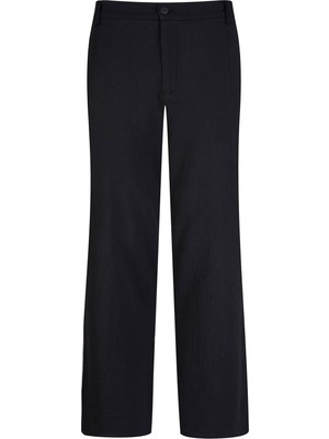 Hatemoğlu Siyah Regular Fit Yandan Cepli 100% Pamuk Jogger Pantolon