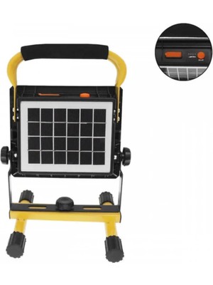 Filizora Digital Market Çok Fonksiyonlu LED Projektör Kamp Lambası Solar Şarjlı Powerbank Özellikli