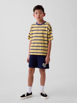 Gap Erkek Çocuk Lacivert Fransız Havlu Kumaş Gap Logo Sweat Şort