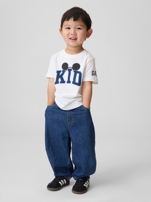 Gap Erkek Bebek Beyaz Disney Kid Grafik T-Shirt