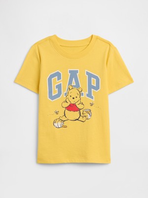Gap Erkek Bebek Sarı Disney Winnie The Pooh Logo T-Shirt