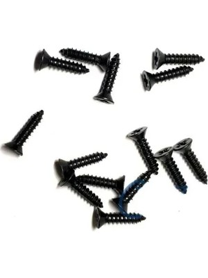 Mudanis Klips, Menteşe, Ayak, Ağaç, Sunta Vidası 2,2x9,5mm - Siyah 100 Adet