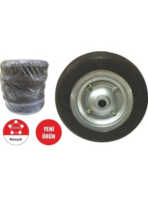 Mudanis Tkr 001 El Arabası Tekeri Dolgu Teker Burçlu Çok Renkli