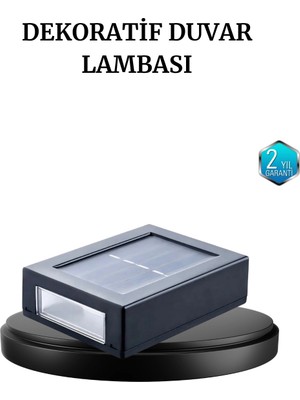Armüz 6 LED Güneş Enerjili Sensörlü Lamba – Akıllı Işık Sensörlü, Enerji Tasarruflu Bahçe Aydınlatma