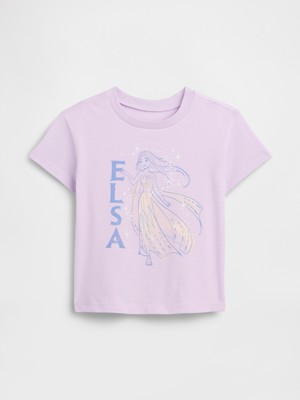 Gap Kız Bebek Lila Grafik Baskılı T-Shirt
