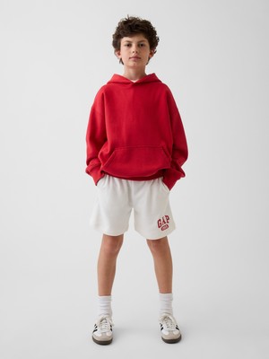 Gap Erkek Çocuk Beyaz Fransız Havlu Kumaş Gap Logo Sweat Şort
