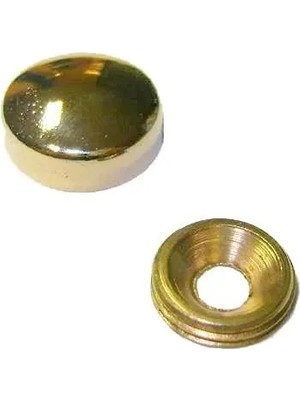Mudanis Vida Kapama Kapağı 20 Mm, Sarı - 10 Adet Çok Renkli