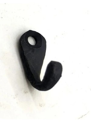 Mudanis Antika Tarz Dekoratif Pirinç Tekli Mini Askı - 27X11 Mm, Oksit Çok Renkli