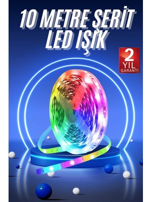 Palmira Demir Rgb Neon Şerit LED Lamba 10 Metre Iç Mekan Tasarımına Uygun