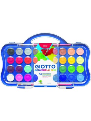 Giotto Sulu Boya 23mm 36 Renk Plastik Kutu Set