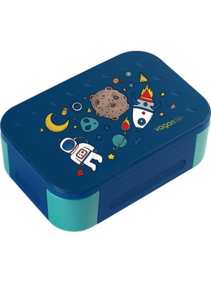 EstoreBox 900 ml Tek Kat 3 Bölme Çocuk Beslenme Kutusu -FFB1270