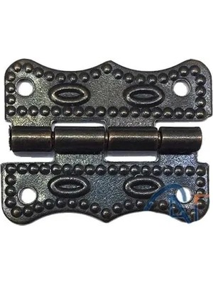 Mudanis Papatya Menteşe - Büyük 20X30 Mm, Antik, 1 Adet Çok Renkli