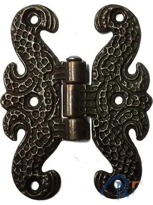 Mudanis Zamak Kelebek Menteşe - Büyük, 50X67MM, Oksit, 1 Adet Çok Renkli