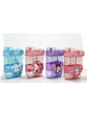 Royaleks My Melody Çift Bölmeli Pipetli Matara & Suluk ALK5106