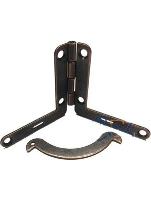 Mudanis Makaslı Menteşe - 16X36X76MM, Oksit, 1 Adet Çok Renkli