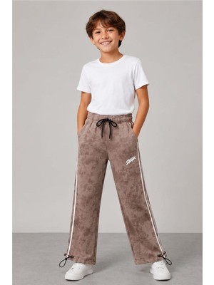 Pina Kids Erkek Çocuk Beli Ipli Rahat Kesim Paça Ayarlanabilir Lastikli Eşofman Altı ESF7015